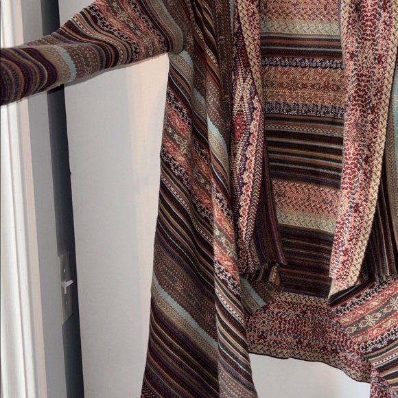 Peruvian Connection Open Front Sweater - Picture 6 of 7